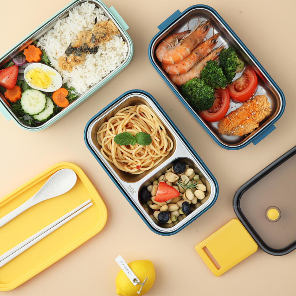 Small Size Lunch Box Portable Wheat Straw Material Leak-proof Food Container Storage Box For School Lunch On-the-go Meals. 