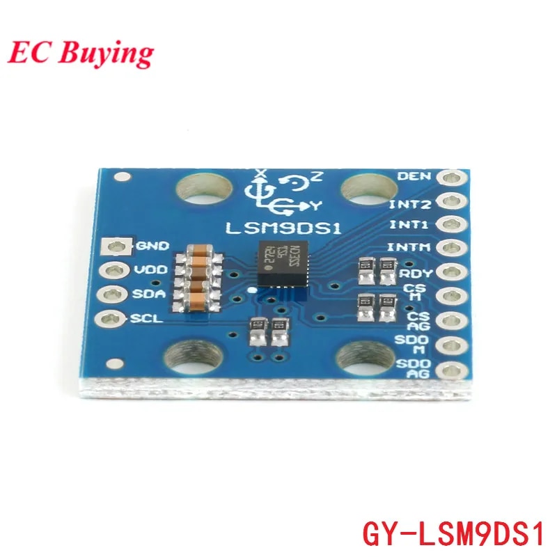 【Hey my home】LSM9DS1 Sensor Module nine-axis 9-axis 9 Axis IMU Accelerometer Gyroscope GY-LSM9DS1 LSM9DS1 I2C SPI Arduino. 