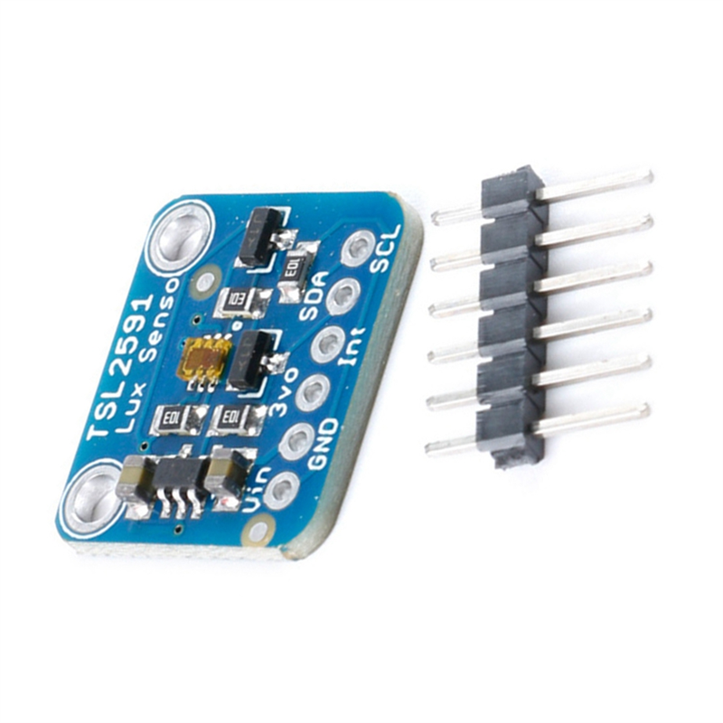 3X TSL2591 Digital Light Sensor Breakout Module High Dynamic Range IR Infrared Full Spectrum Diodes Detect 3.3V-5V. 