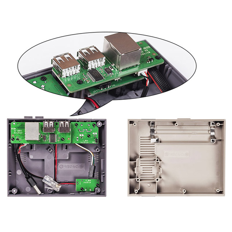 RETROFLAG NESPi Case Plus Functional Power Button with Safe Shutdown for RetroPie Raspberry Pi 3/2 Model B & Raspberry Pi 3B+(NESPI Case+). 