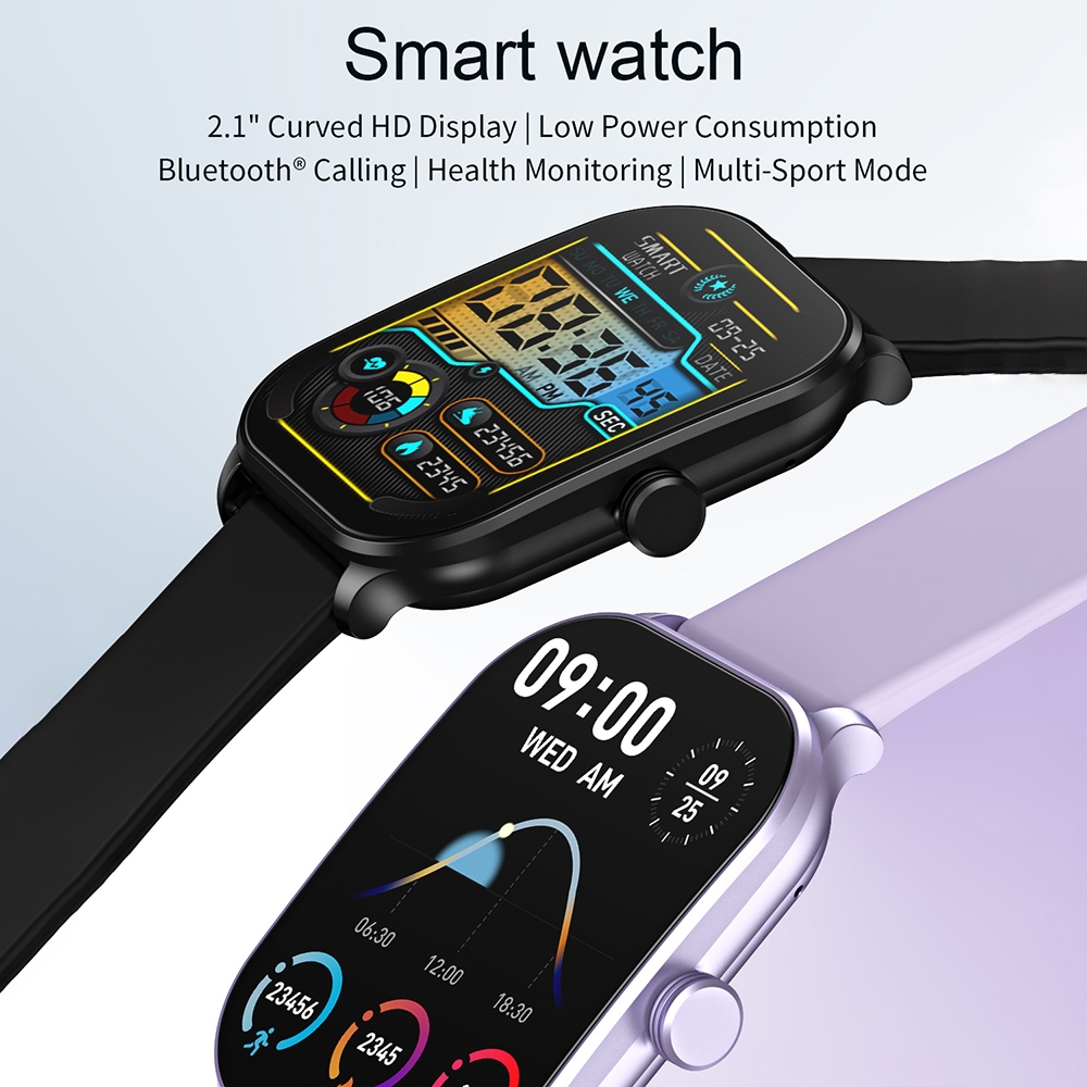 (New)CY900 2.1 inch HD Square Screen Watch, Supports Bluetooth Call / Health Monitoring. 