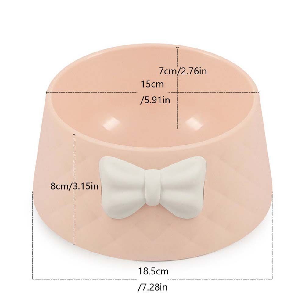 BENEDICT Diamond Pattern Sweet Princess Puppy Kitten Elevated For Dog Cat Water Feeder Container Pet Supplies Pet Feeder Bowl Cat Food Bowl. 