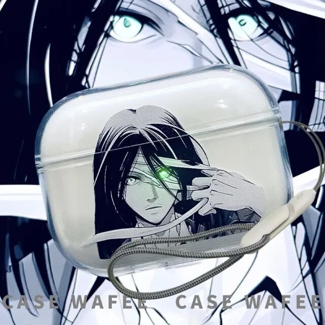 Naruto Uchiha Itachi Uchiha Obito Iphone Airpods Headset Case Generation 1/2/3 Wireless Bluetooth Pro Frosted Soft Case. 