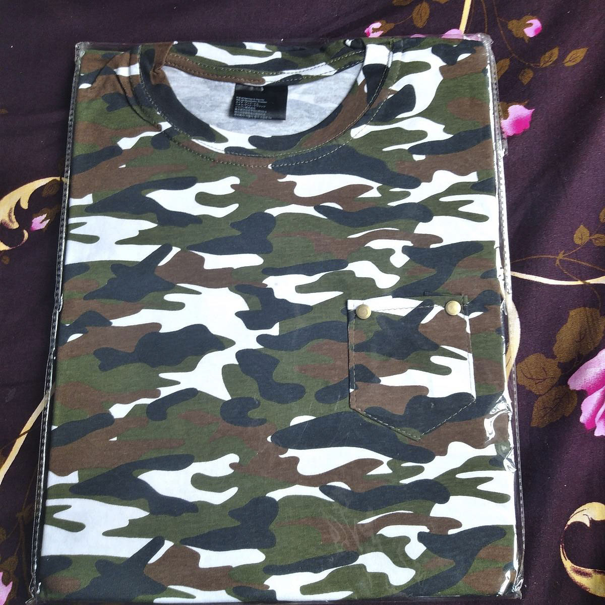 Army Stylish Half Sleeve Cotton T-Shirt 