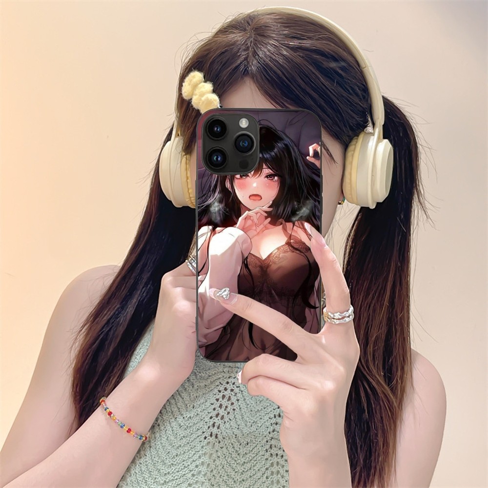 Noona Seo Nari Mobile Cell Phone Case for iPhone 15 14 13 12 11 X XR XS 8 7 Pro Max Plus Mini Black Soft Phone Cover Funda. 