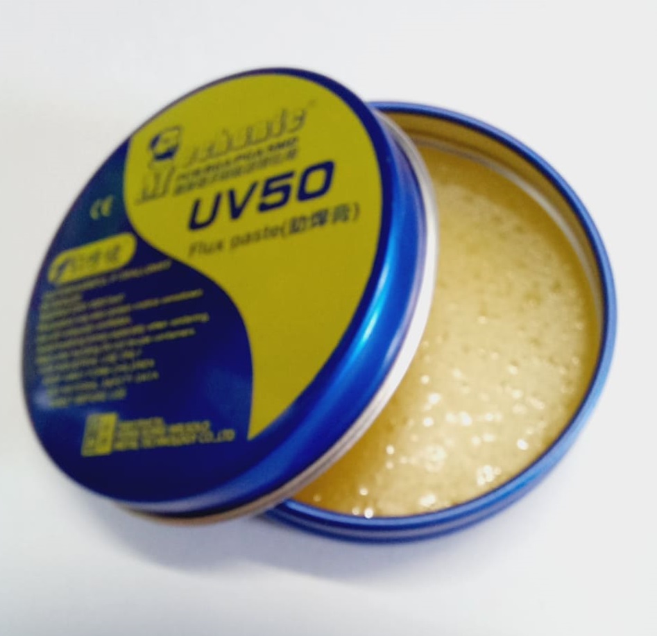 MCN UV50 Halogen Free No Clean Solder Paste Flux Soldering Tin IC Parts Soldering Iron Welding Fluxes For PCB BGA PGA SMD Electric Soldering Iron Cream Fluxes. 