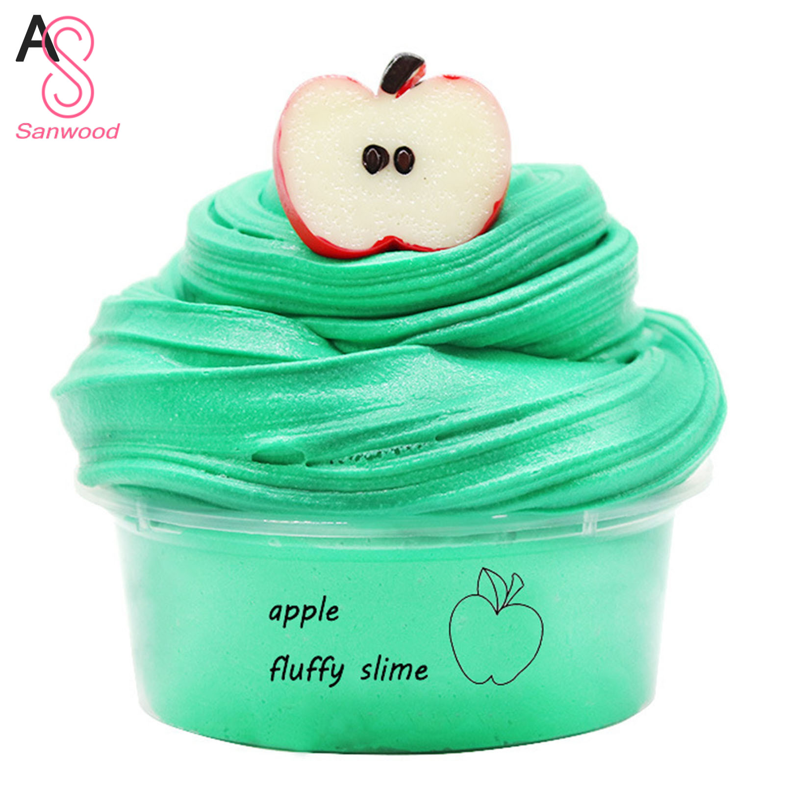 Slime Toy Non-sticky Anxiety Relief Fruit Crry Cloud Slime
