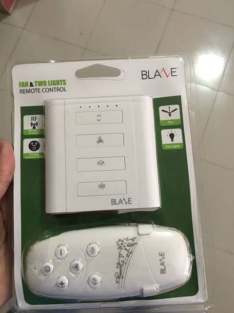 Blaze Wireless Remote control switch 2 Light 1 Fan With Speed Regulator. 
