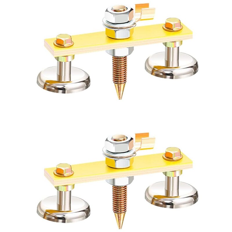 【VisioN Shop】Welding net Head, netic Welding Support Clamp, Copper Tail Welding Stability, Strong netism Large Suction 2Pcs. 