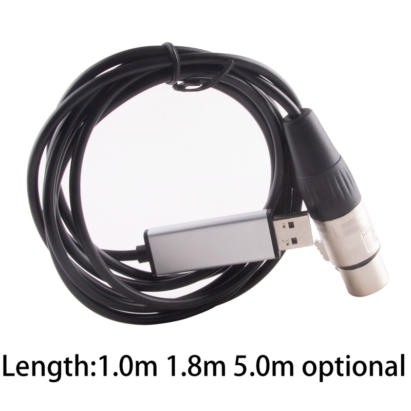 FTDI FT232RL USB TO DMX512 DMX 512 Controller RS485 Dongle Interface Adapter Converter Cable for Freestyler Lightkey. 