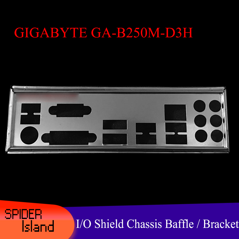 New I/O Shield Back Plate Bracket of motherboard for GA GIGABYTE GA-B250M-D3H shield backplate