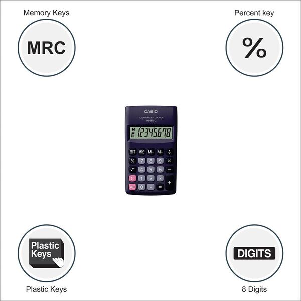 CASIO  HL-815L HANDHELD  CALCULATOR. 