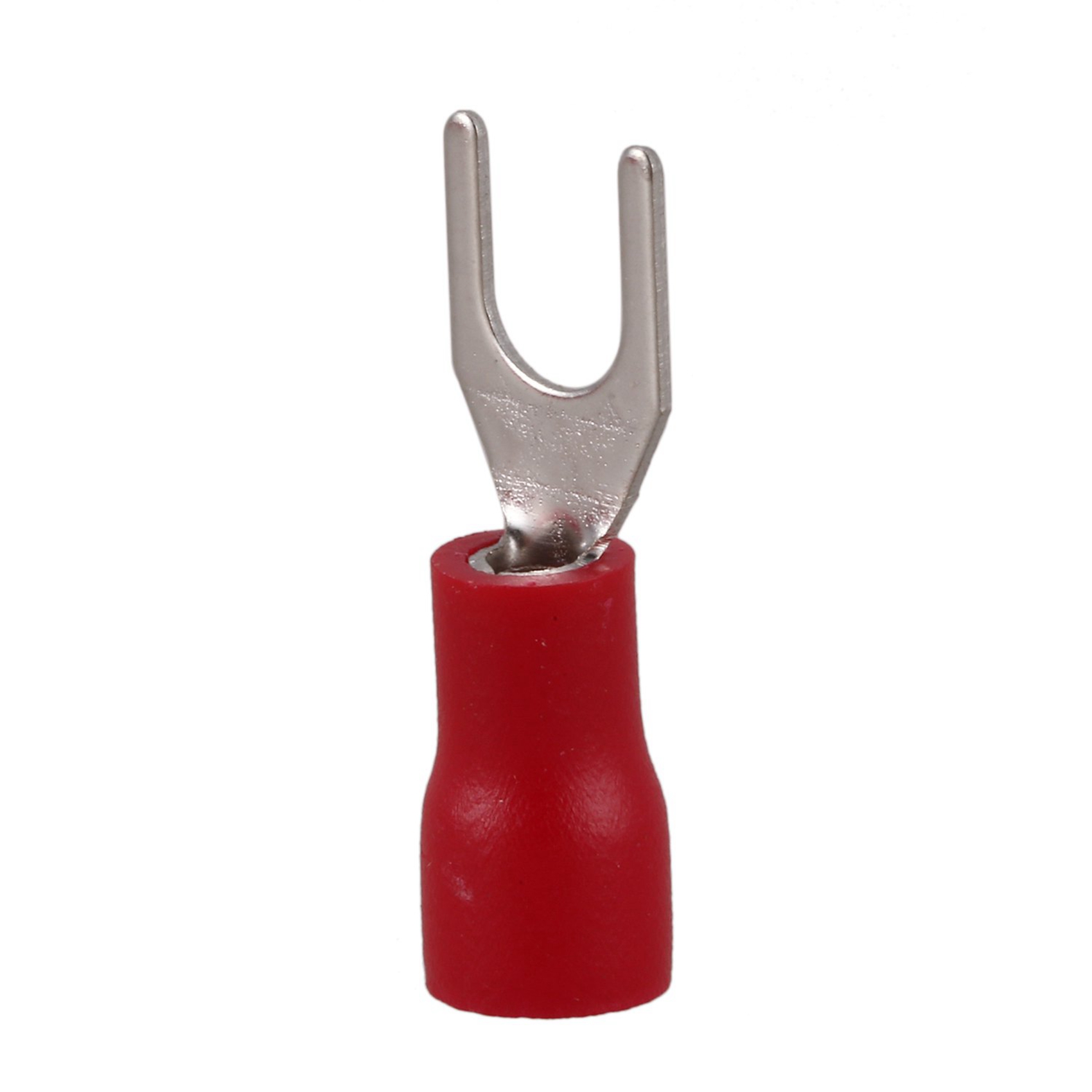 200 Pcs 4mm Fork AWG 22-16 Pre Insulated Terminal Cable Lug. 