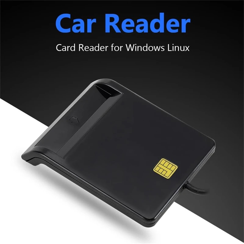 TABLLYUGE USB SIM Smart Card Reader For Bank Card IC/ID EMV SD TF MMC Card readers USB-CCID ISO 7816 for Windows 7 8 10 Linux. 