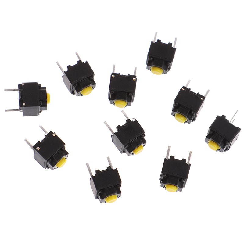 (New)10pc mute button 6*6*7.3mm ILENT witch micro moue button witch BDM. 