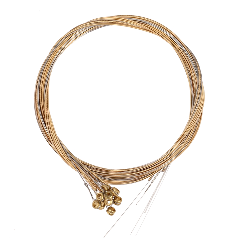 12Pcs Durable Stainless Steel Guitar Strings Replacement 12 Strings Electric Guitar Strings Set for Guitar Parts Accessories. 