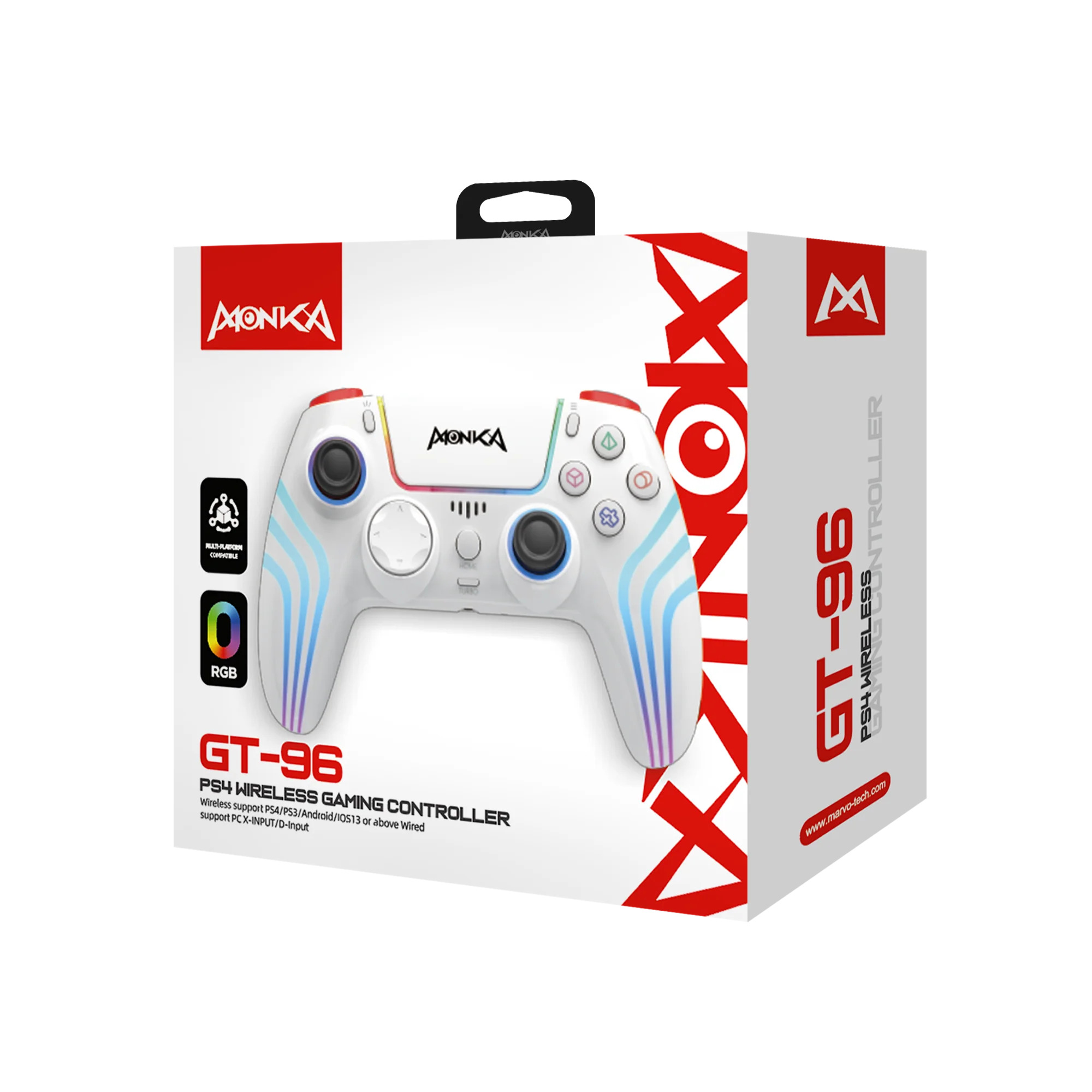 Monka Contra GT-96 Wireless PS4 Gaming Controller. 