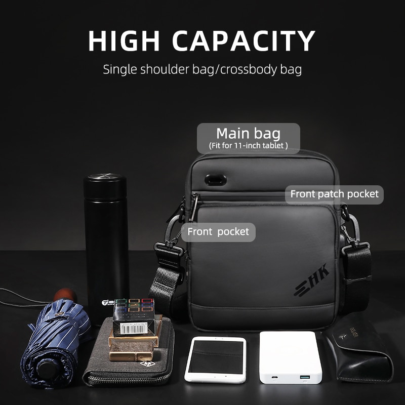 Crossbo ag en Fit 11 Inch d And 7 Inch hone igh Quality Waterproof Shoulder ag For usines a With S Charging. 