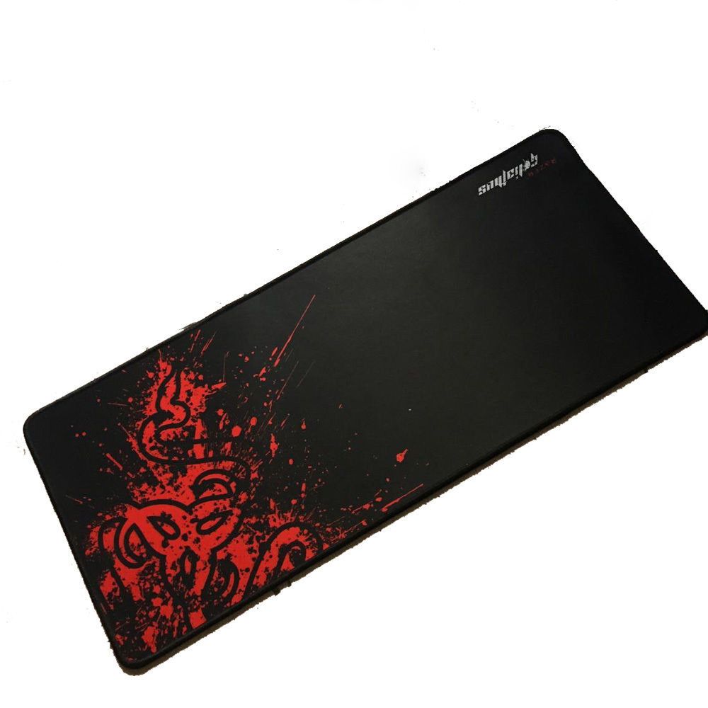 Gaming And Office Mouse Pad - Large Size Rezer 700 X 300 - Red Accent For Style And Precision. 