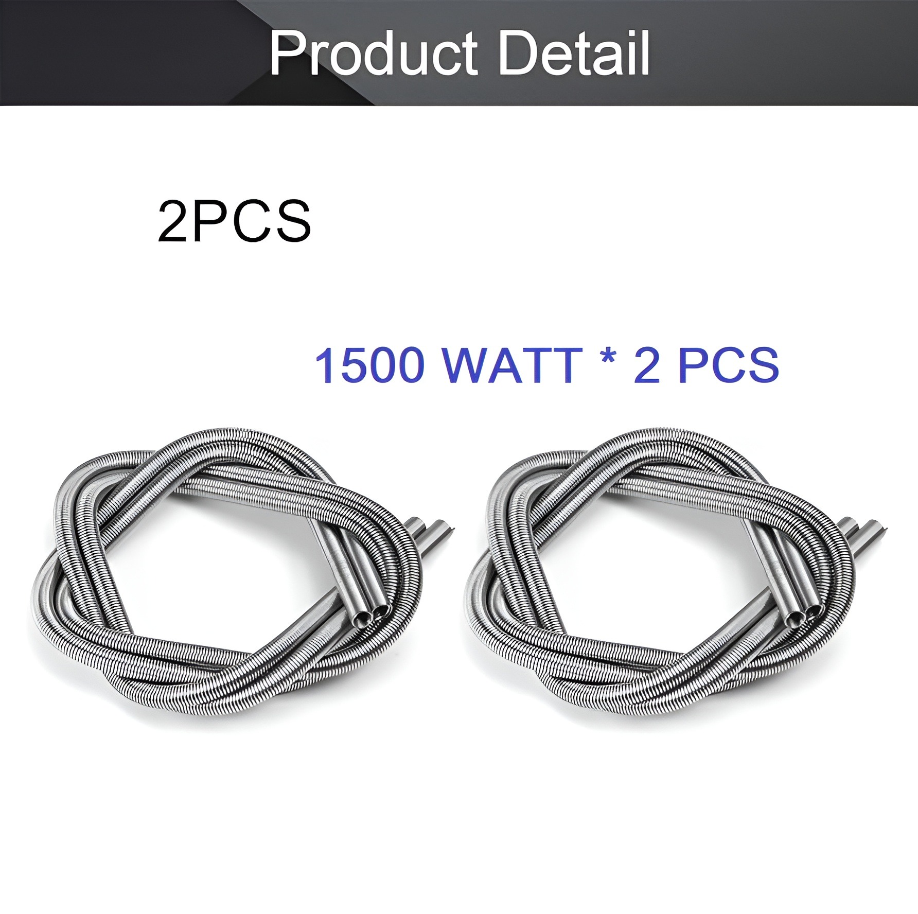 HEATING ELEMENT  220VOLT 1500WATT 02 PCS HEATER COIL