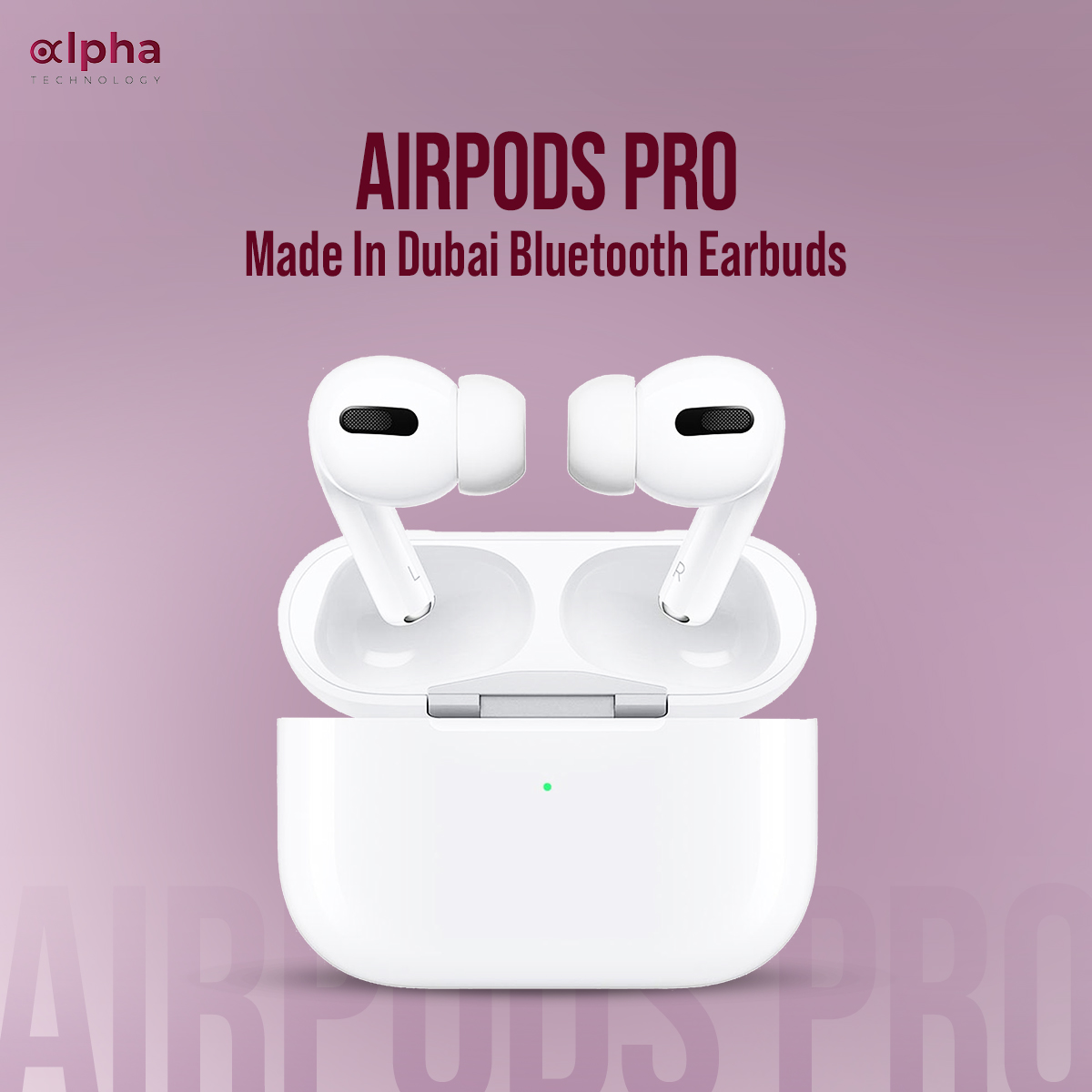 Airpods Pro Made In Dubai Bluetooth Earbuds - Bluetooth Headphone With Charging Case -Versatile functions for various activities (replica). 