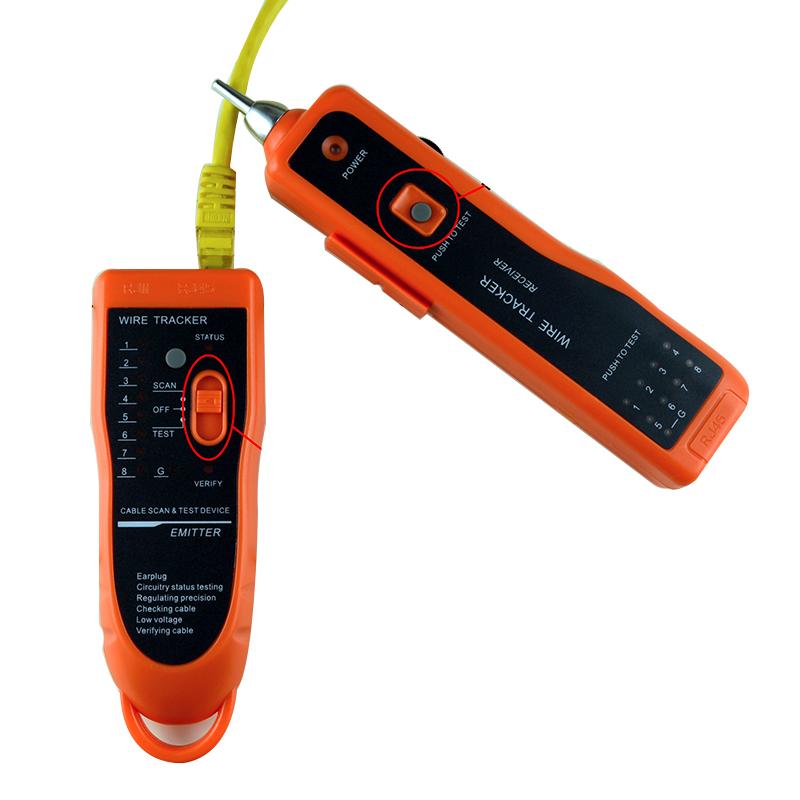 Telephone Phone RJ45 RJ11 Wire Tracker Tracer Ethernet LAN Network Cable Tester. 