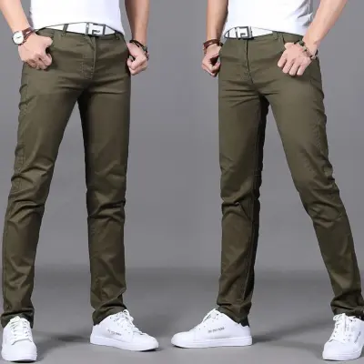 Summer Men's Casual Pants Men Trousers Male Pant Slim Fit Work