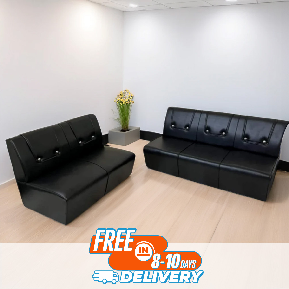(FP-M-74)premium sofa set 2+3made of artificial leather
without handles

(FP-M-74-Black)