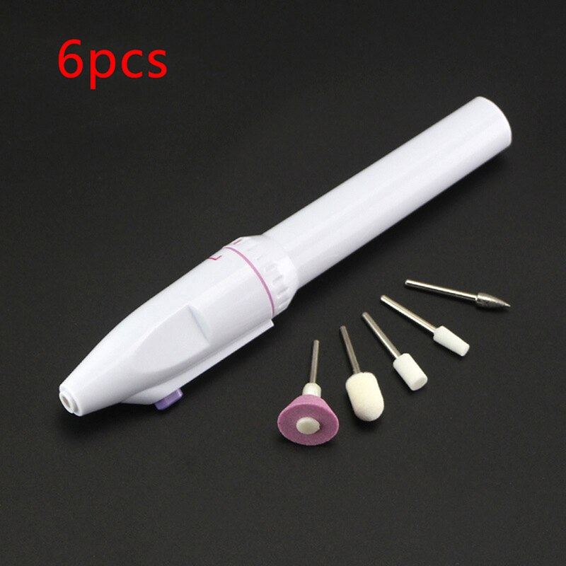 【happy one】6Pcs Mini Small Grinding Machine DIY Handmade Material Polishing Model Tool Combination. 