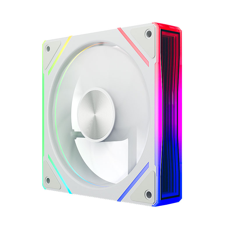 TEUCER Prism S1 Chassis Fan 120MM ARGB 5V 3Pin PWM PC Cooling Fan Cooler for PC Case 800 to 1800RPM CPU Radiator Fan. 