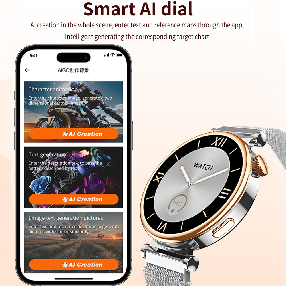 For HUAWEI GT4 Smart Watch Women 1.36 AMOLED 360*360 HD Sreen Display Always Show Time Compass Bluetooth Call Smartwatch Ladies. 