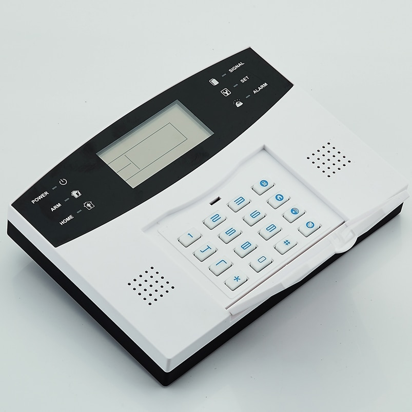 G2B Wired Wireless GSM Home Burglar Security Alarm System 433MHz support M2B Spanish English Russian Voice Language Intercom. 