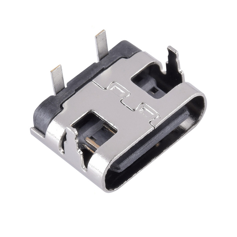 10Pcs 2 Pin Micro Type C Connector Socket USB 3.1 Type-C Female Power Jack Dock Encounter. 