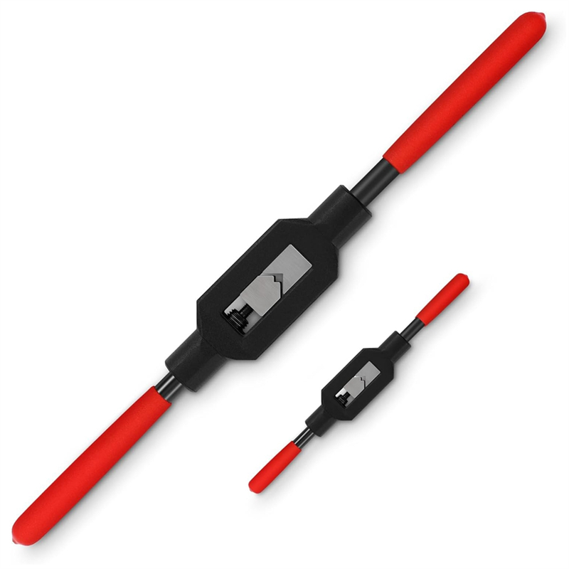 Adjustable Tap Wrench Handle Tap Handle Tool Ratcheting Tap Handle for Tap Reamer Tapping Tool(1/4In-3/4In,1/16In-1/4In) Reusable