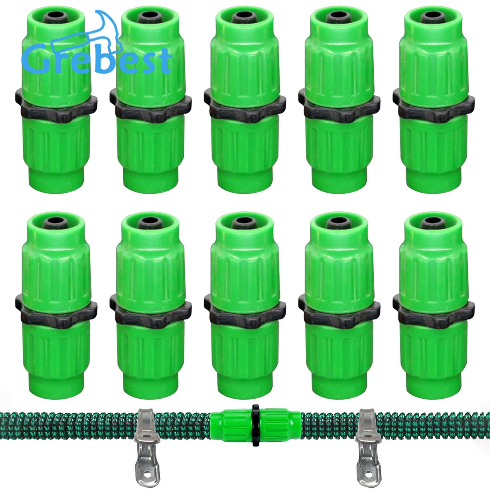 Compatible with Flex Hose Easy Fix Garden Hose Repair Kit Durable Compatible with Most Water Pipes 10pcs Set less Than Water Pipe Repair Joint