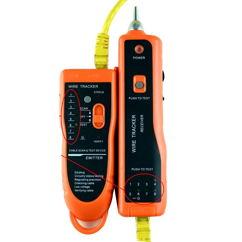 Telephone Phone RJ45 RJ11 Wire Tracker Tracer Ethernet LAN Network Cable Tester. 