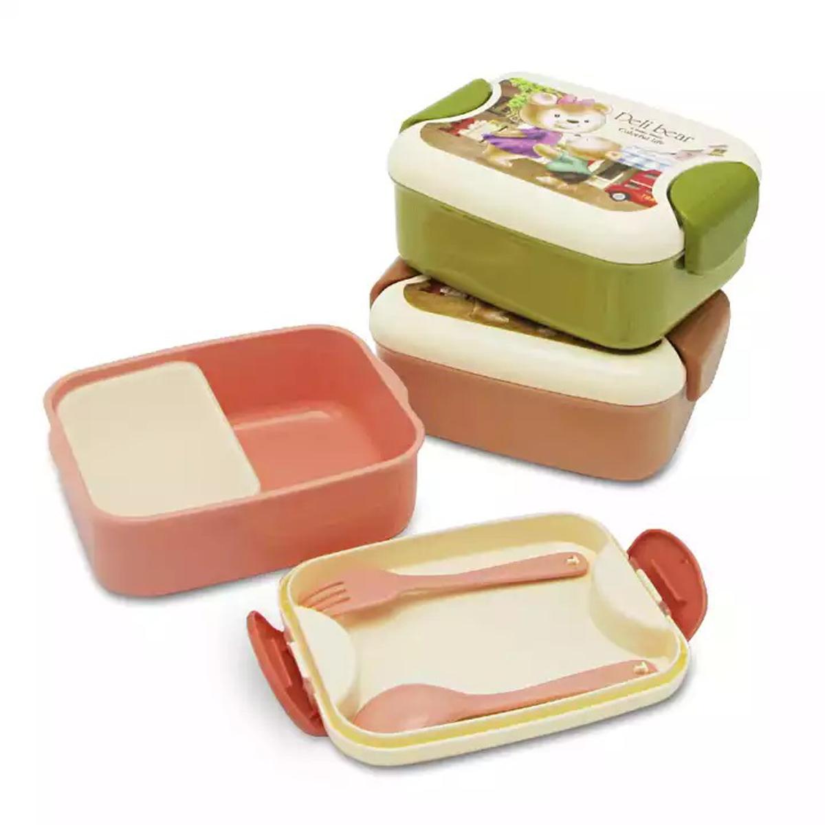 Children's Tiffin Box Lunch Box with Spoons and container with lovely cartoon deli bear: Buy Online at Best Prices in Bangladesh Children's Tiffin Box Lunch Box with Spoons and container with lovely cartoon deli bear: Buy Online at Best Prices in Bangladesh
