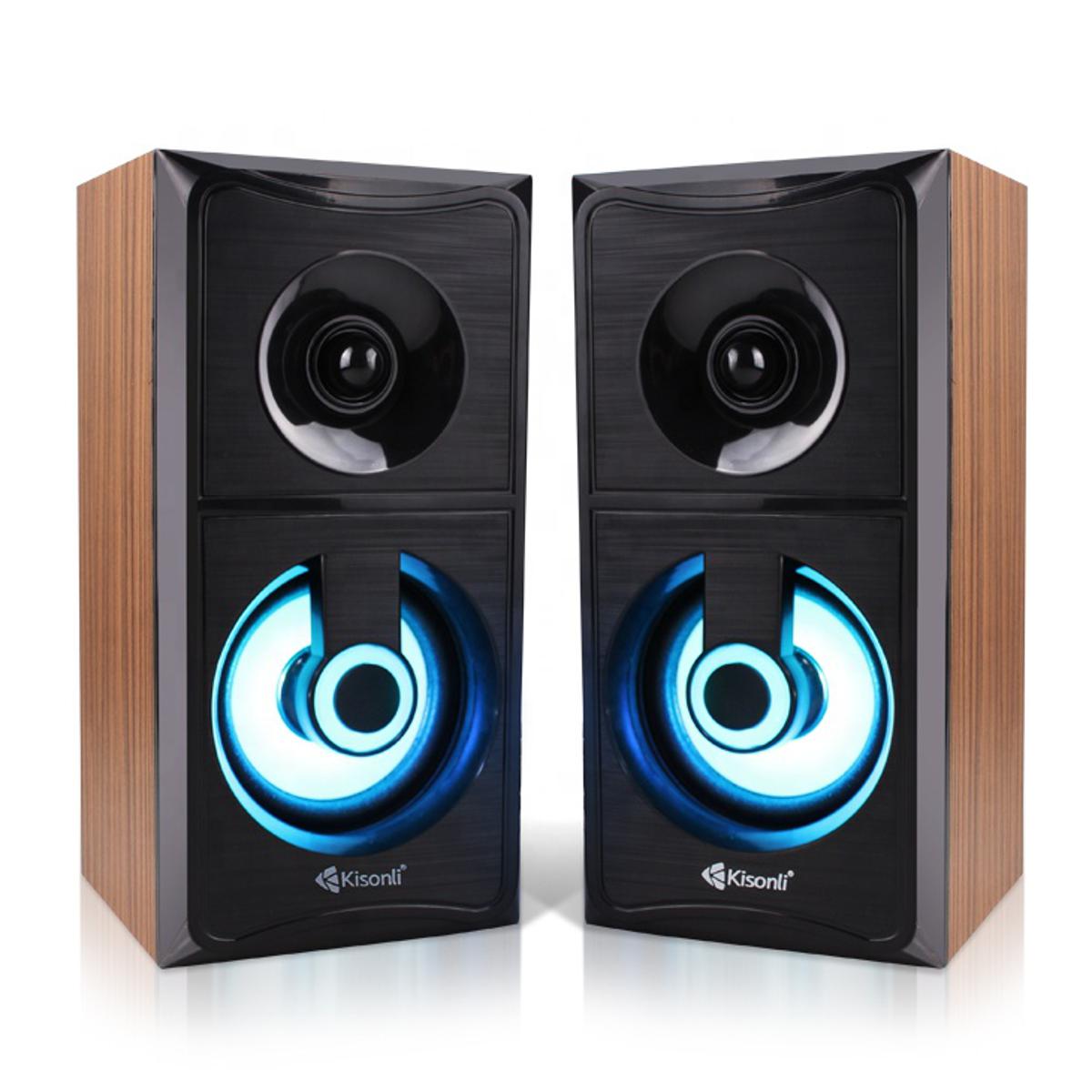 Kisonli U9001 USB Multimedia Speaker Wooden 1 Kisonli U9001 USB Multimedia Speaker Wooden - Kisonli U9001 USB Multimedia Speaker Wooden buy online Bangladesh Gadget Corner