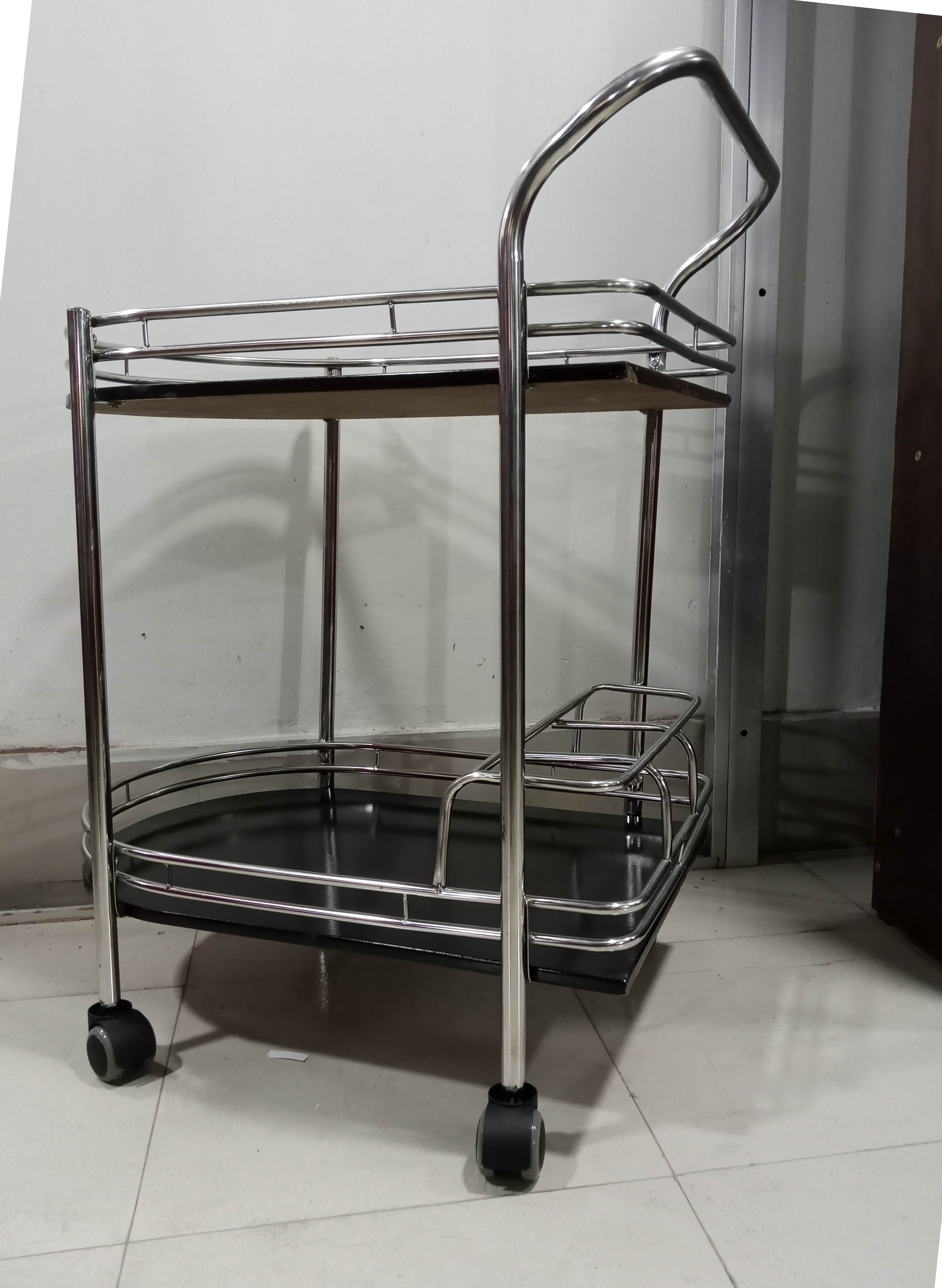 Tea And Food Serving Trolley -2 Layer Tea Trolley Tea table. 