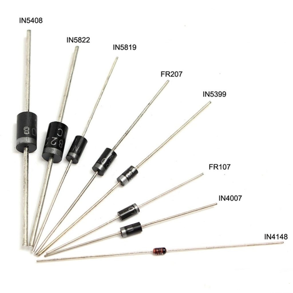 10Pcs- Diode RL207 RL-207 1000V 2A General Purpose Rectifier Diodes Axial Electronic Silicon Junction Diode DO-15 Package 2 Pin Leads Terminals. 