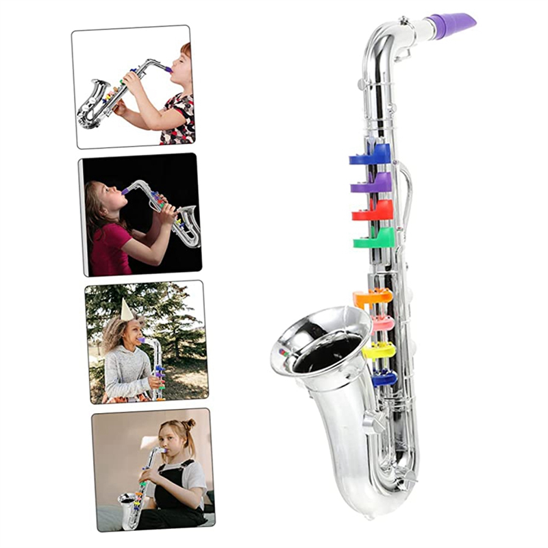 1 Piece Children'S Saxophone Music Toys Brass Instruments Musical Wind Instrument