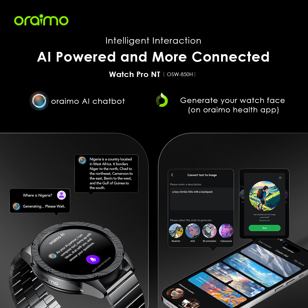Watch Pro NT 1.43" AMOLED AI Powered Smart Watch. 
