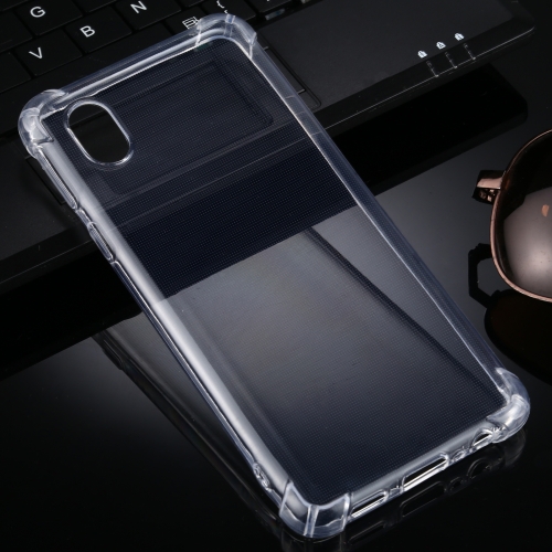 Samsung Galaxy M01 Core Transparent Soft & Flexible TPU With Bumper Mobile Back Cover