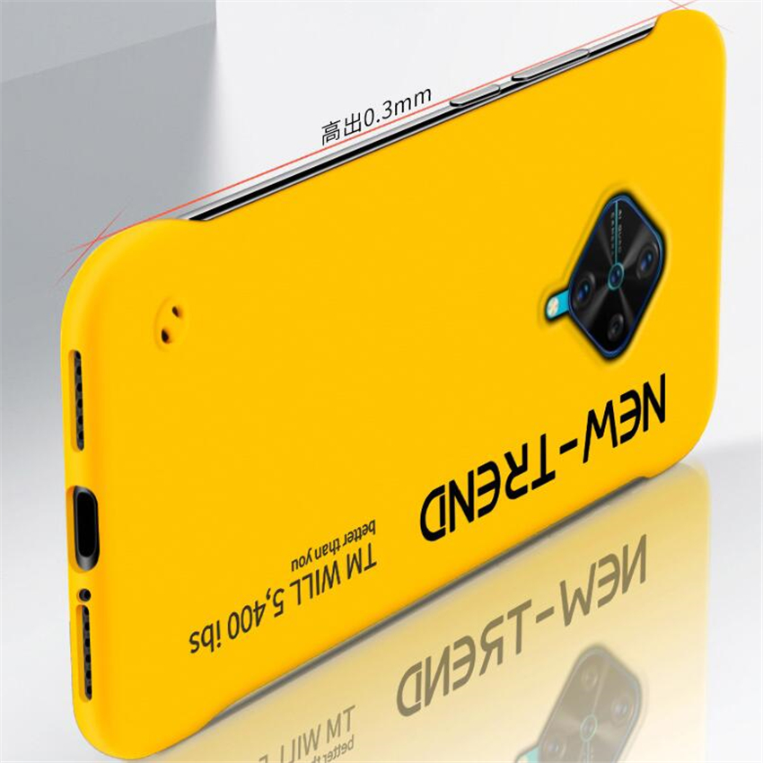 lthmy For Huawei Honor 30S CDY-AN90 Ultra Thin Frameless Matte Hard Plastic Phone case Shock Absorption TPU Bumper Casing Back Cover. 