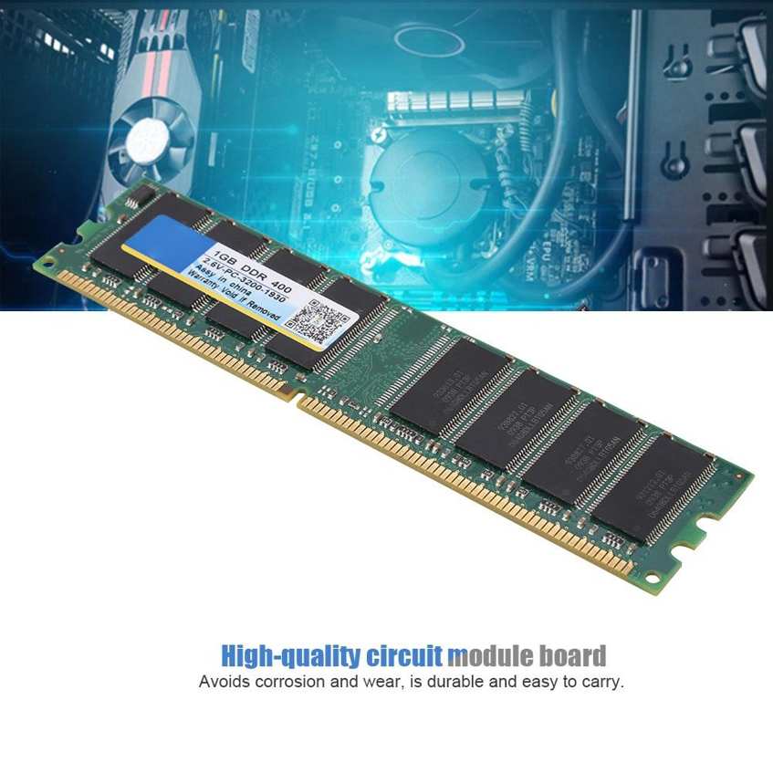 1GB Desktop Memory RAM DDR 400MHz PC-3200 184-Pin for AMD Motherboard. 
