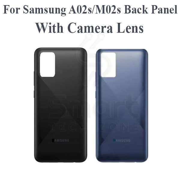 Samsung GalaxyA02s M02s Back Panel/Backshell/ Casing + With Camera Lens + Side Buttons With Logo-All Colors Available