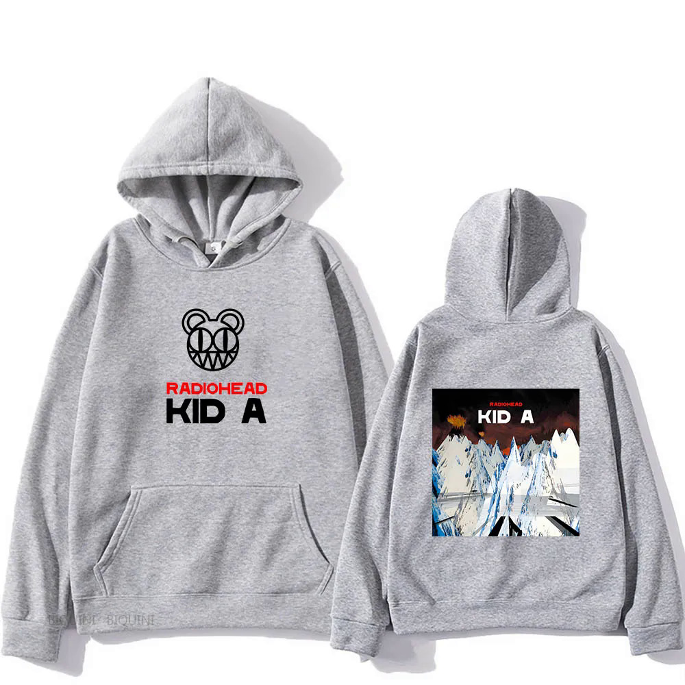 Radiohead Kawaii/Cute Cartoon Hoodies Manga Sweatshirt Fleece Anime Men/women Clothes Funko Pop Soft Warm Streetwear Comic Hoody. 