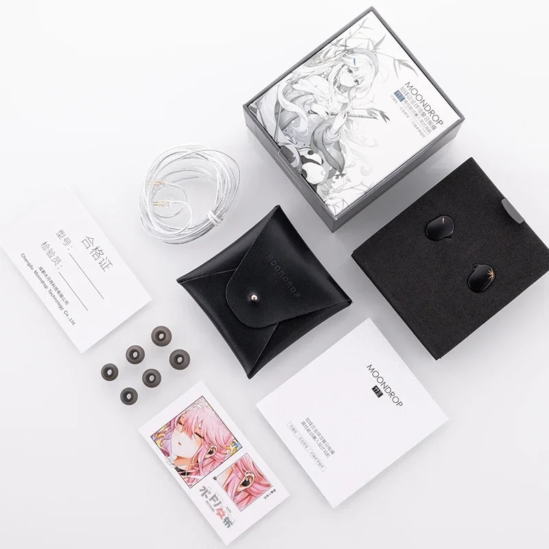 MOONDROP CHU II / CHU 2 Performance Dynamic Driver Earphone IEMs Interchangeable Cable In-Ear Headphone HiFi Music Earbuds. 