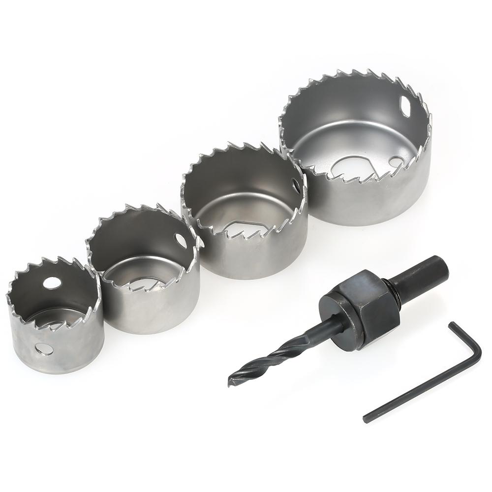 3pcs 6pcs Carbon Steel Hole Saw Set Door Lock Installation Kit