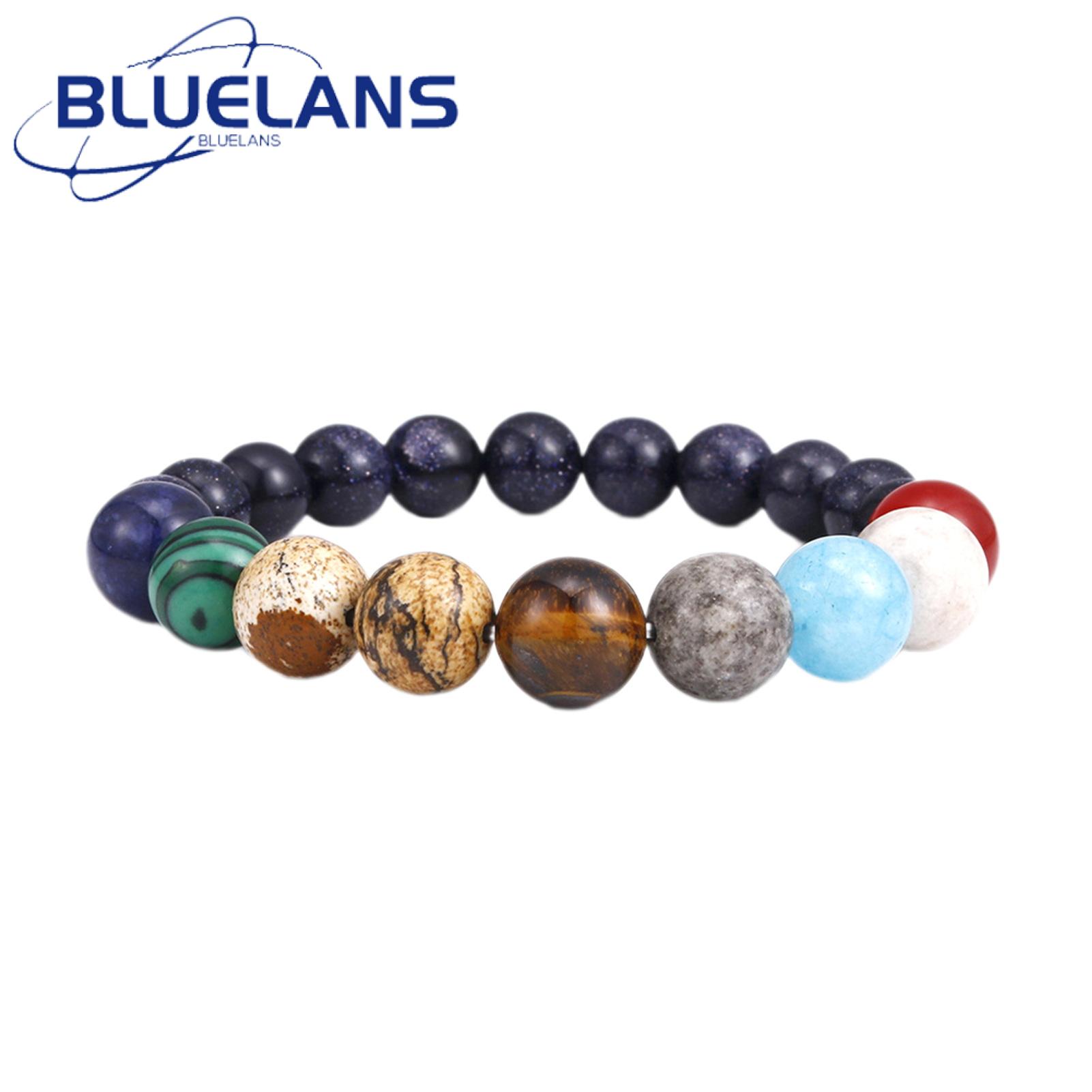 Solar System Inspired Bracelet Galactic Solar System Bracelet Set Universe Planet Beads Chakra Bracelet for Yoga Star Earth Space Jewelry Guardian Planet Bracelet